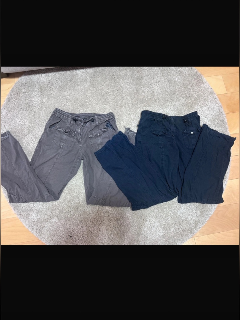 Brandy Melville Women's Jeans - Gray & Navy